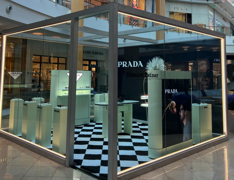 Visionary Elegance: Edward Beiner x Prada Pop-Up Masterpiece