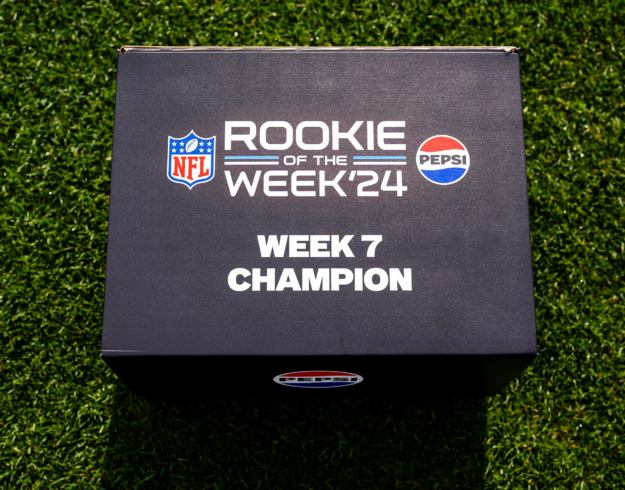 Pepsi NFL Rookie of the Week Box Crafted by Stephen Gould