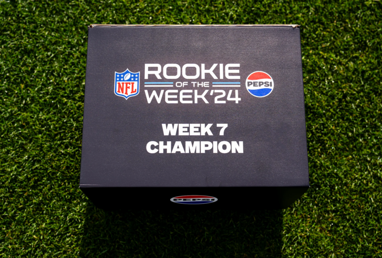 Pepsi NFL Rookie of the Week Box Crafted by Stephen Gould